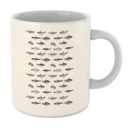 Florent Bodart Fish In Geometric Pattern Mug