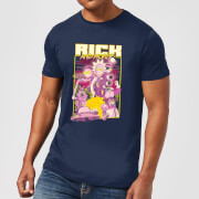 Rick and Morty 80s Poster Men's T-Shirt - Navy