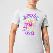 Rick and Morty Rick Gym Herren T-Shirt - Grau