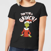 The Grinch Dont Be A Grinch Damen Christmas T-Shirt - Schwarz