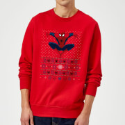 Marvel Avengers Spider-Man Christmas Sweater - Red