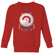 Elf Clausometer Kids' Christmas Sweatshirt - Red