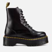 Dr. Martens Jadon Polished Smooth Leather 8-Eye Boots - Black