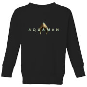 Aquaman Title Kids' Sweatshirt - Black