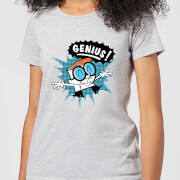 Dexters Lab Genius Women's T-Shirt - Grey