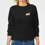 Disney Winnie The Pooh Backside Damen Sweatshirt - Schwarz