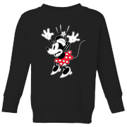 Disney Minnie Mouse Surprise Kids' Sweatshirt - Black