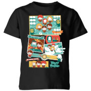Harry Potter Kids Cute Films Kids' T-Shirt - Black
