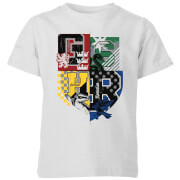 Harry Potter Varsity House Logo Kids' T-Shirt - Grey