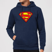 Justice League Superman Logo Hoodie - Navy