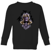Avengers Endgame Warlord Thanos Kids' Sweatshirt - Black