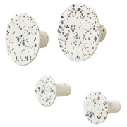 Blomus Ponto Set of 4 Wall Hooks - Terrazzo Coloured