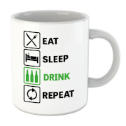 Eat Sleep Game Repeat Mug