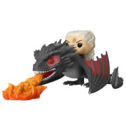 Figura Pop! Vinyl Juego de Tronos Daenerys con Drogon (llamas)  
