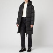 RAINS Long Puffer Jacket - Black