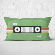 Retro Cassette Tape Rectangular Cushion