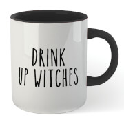 Drink Up Witches Mug - White/Black