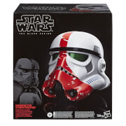 Hasbro Star Wars The Black Series The Mandalorian Incinerator Stormtrooper Electronic Voice-Changer Helmet Prop Replica