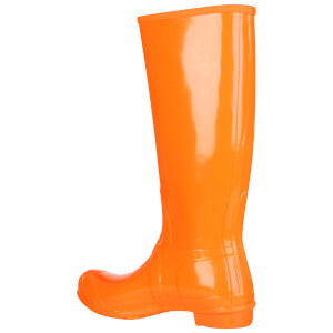 Hunter Women s Festival Fluoro Tall Wellies Neon Orange Allsole