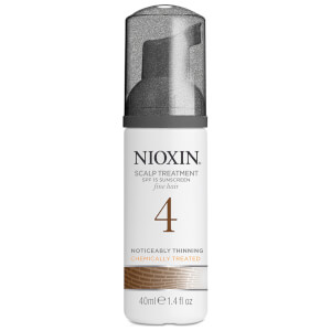 NIOXIN System 4 Scalp and Hair Treatment with Sunscreen for Fine, Noticeably Thinning, Chemically Treated Hair (100ml)