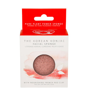 The Konjac Sponge Company Facial Puff Sponge with French Red Clay