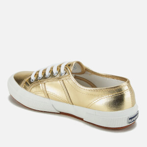 Superga Women s 2750 Cotmetu Trainers Gold Allsole