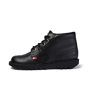Youth Unisex Kick Hi Leather Black