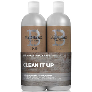 Dúo de productos Clean Up B For Men de TIGI (2 x 750 ml) (valorado en 46,45 £)