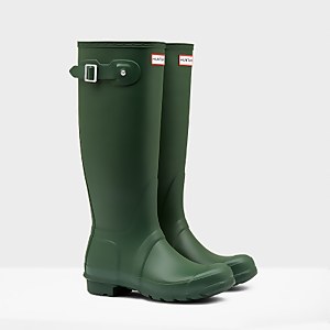 Hunter//ライムグリーン//UK3 ハンター HUNTER レディース オリジナル トール トラベル ブーツ