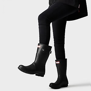 Short black online hunter wellies