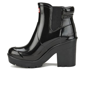 Hunter block deals heel chelsea boots