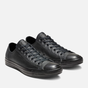 Converse Chuck Taylor All Star Ox Trainers Black Mono UK 3 Allsole