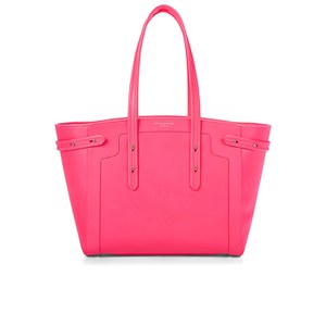 Aspinal of London Marylebone Light Tote Bag - Smooth Neon Pink