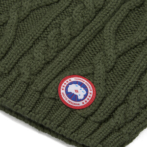 Canada Goose Women s Merino Cable Beanie Green Coggles