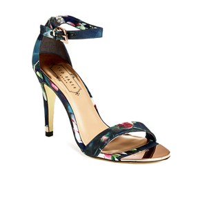 Ted Baker Women s Caitte Two Part Printed Heeled Sandals Fuschia Allsole