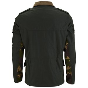 Barbour Men s Cowen Commando Wax Jacket Sage Coggles