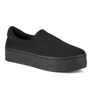 Opening Ceremony Women s Slip On Platform Sneakers Black Allsole