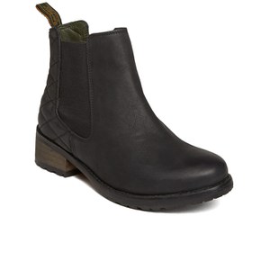 Barbour Women s Caveson Leather Chelsea Boots Black Allsole
