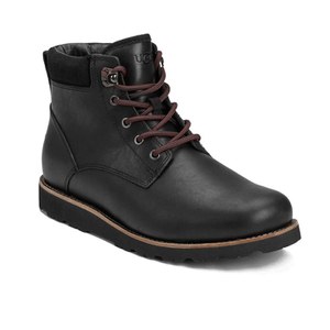 UGG Men s Seton Lace up Boots Black Allsole