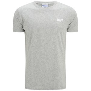 Myprotein Men's Longline Short Sleeve T-Shirt, Charcoal