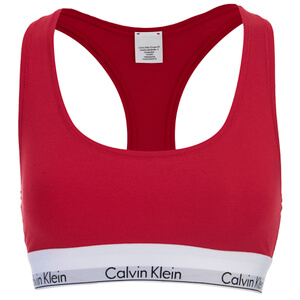 Calvin Klein Women's Modern Cotton Bralette - Defy - S - Red