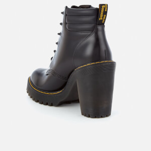 Dr. Martens Women s Persephone 6 Eye Padded Collar Heeled Boots Black Coggles