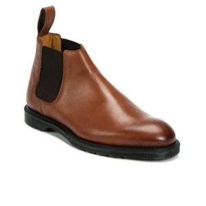 Henley comfort black leather chelsea boots sales