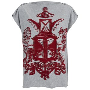 Vivienne Westwood Anglomania Women's Black Cotton Tee Shirt