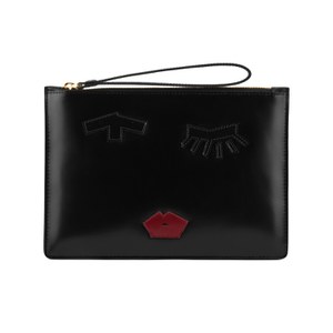 ★新品★ Lulu Guinness クラッチバッグ Carrie Clutch 🧿🧿 LULU GUINNESS Carrie Box Clutch Lulu's classic | Depop