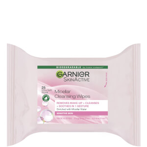 Garnier Micellar Face Wipes Sensitive Skin 25 Wipes