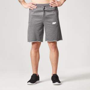 Myprotein Men's Cut Off Shorts with Zip Pockets - Dark Grey - M - Grey