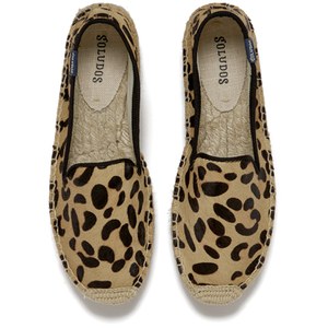 Soludos leopard print espadrilles sale