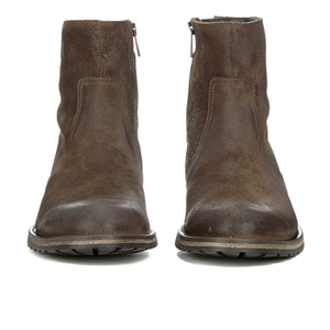 Belstaff Men s Attwell Suede Short Boots Oak Brown Allsole