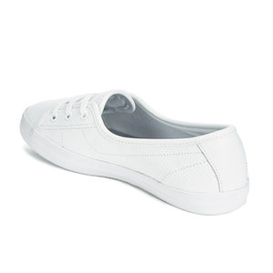 Lacoste Women s Ziane Chunky 116 2 Leather Lace Pumps White